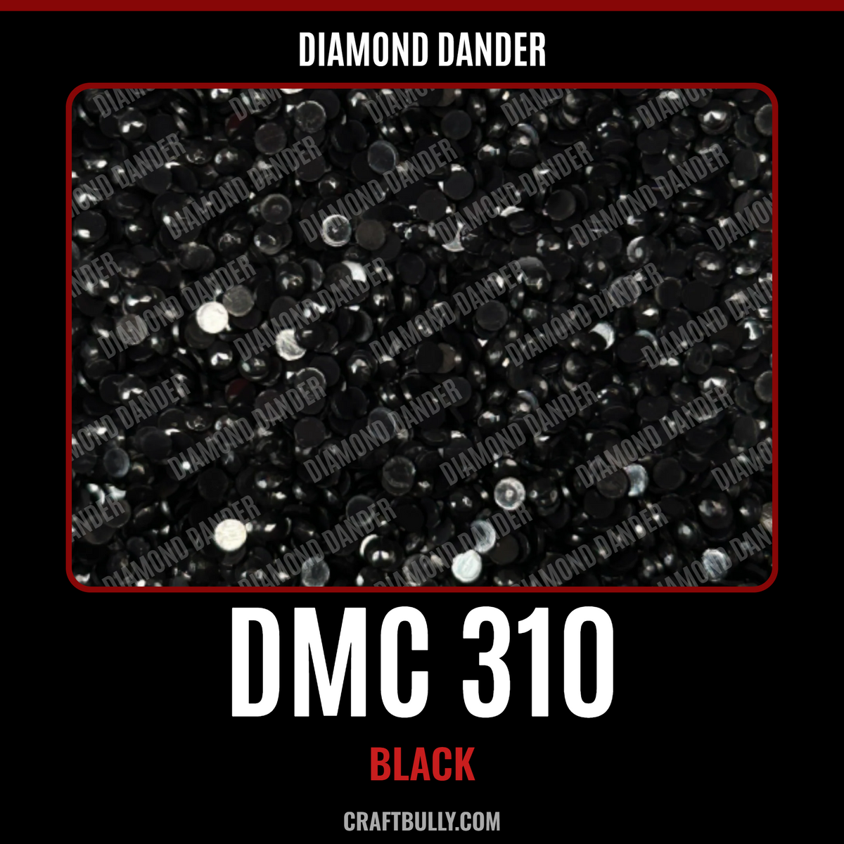 Diamond Dander DMC 310 Black drills