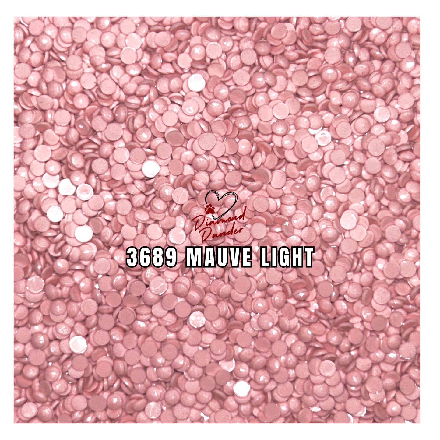 Diamond Dander: 3689 Mauve Light - Round Drill