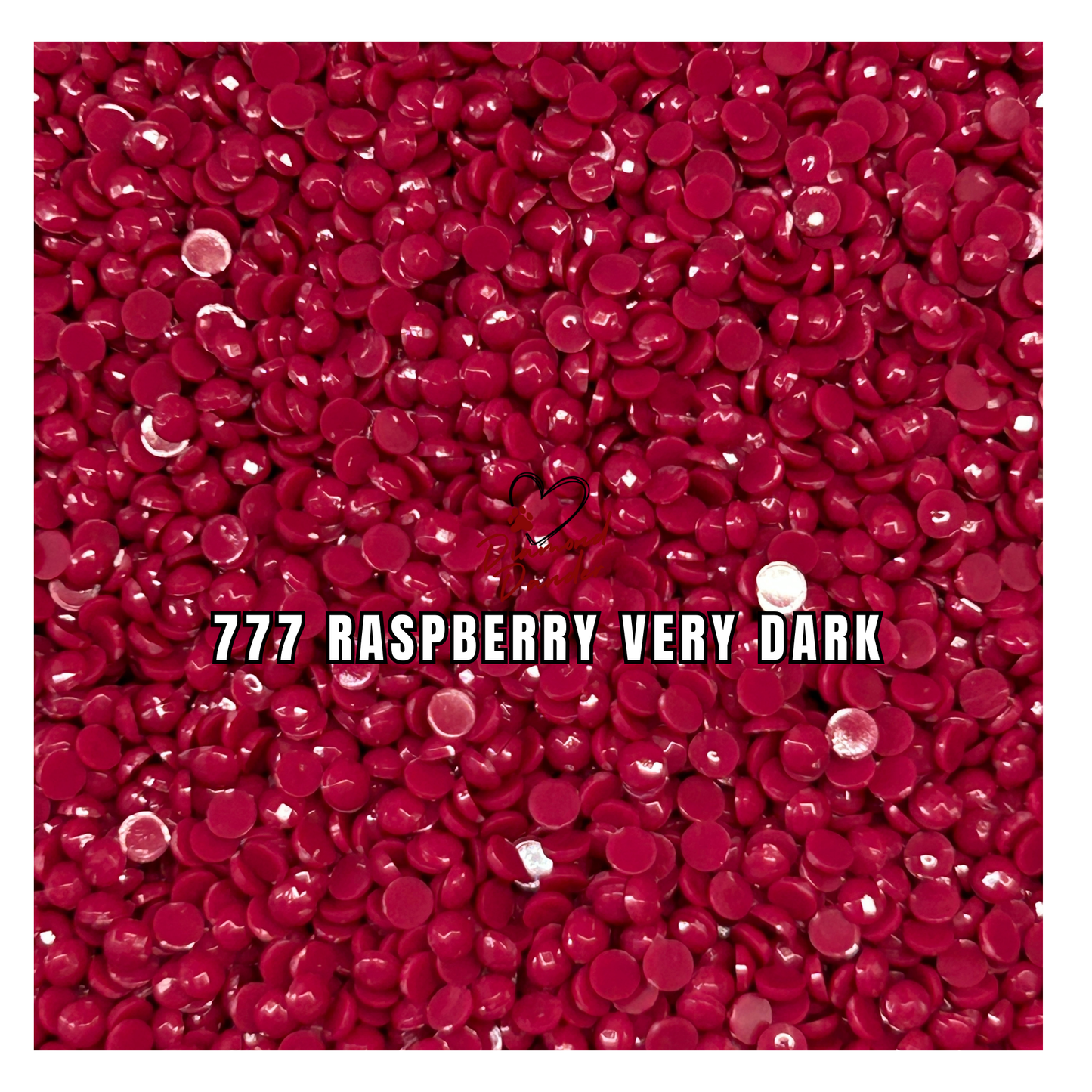 Diamond Dander: 777 Raspberry Very Dark - Round Drill