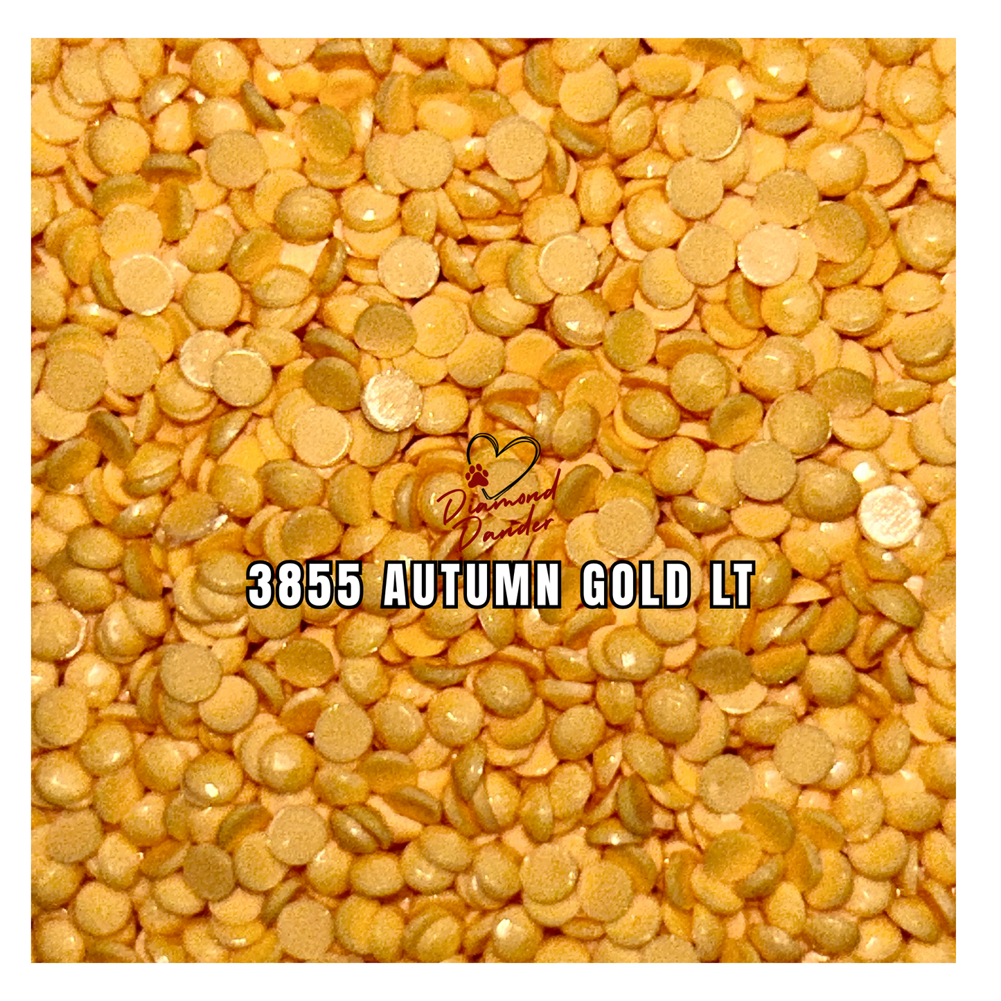 Diamond Dander: 3855 Autumn Gold Lt - Round Drill