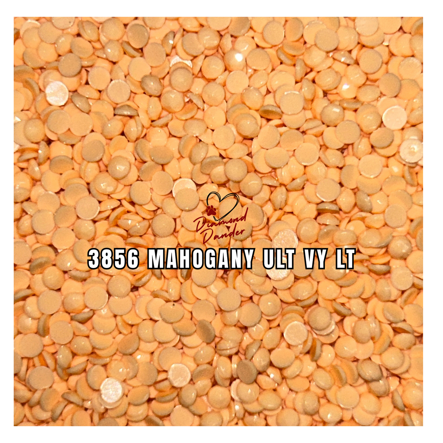 Diamond Dander: 3856 Mahogany Ult Vy Lt - Round Drill