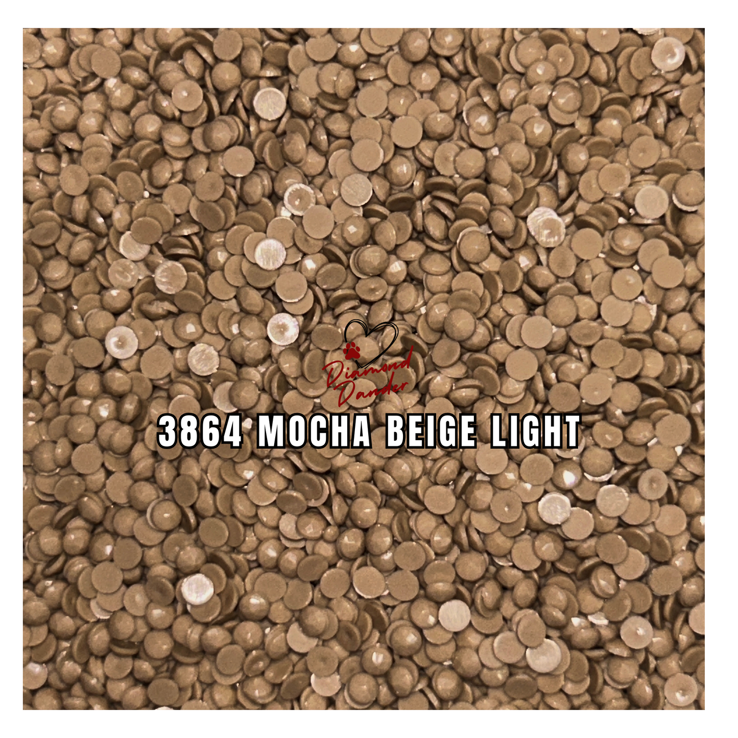 Diamond Dander: 3864 Mocha Beige Light - Round Drill