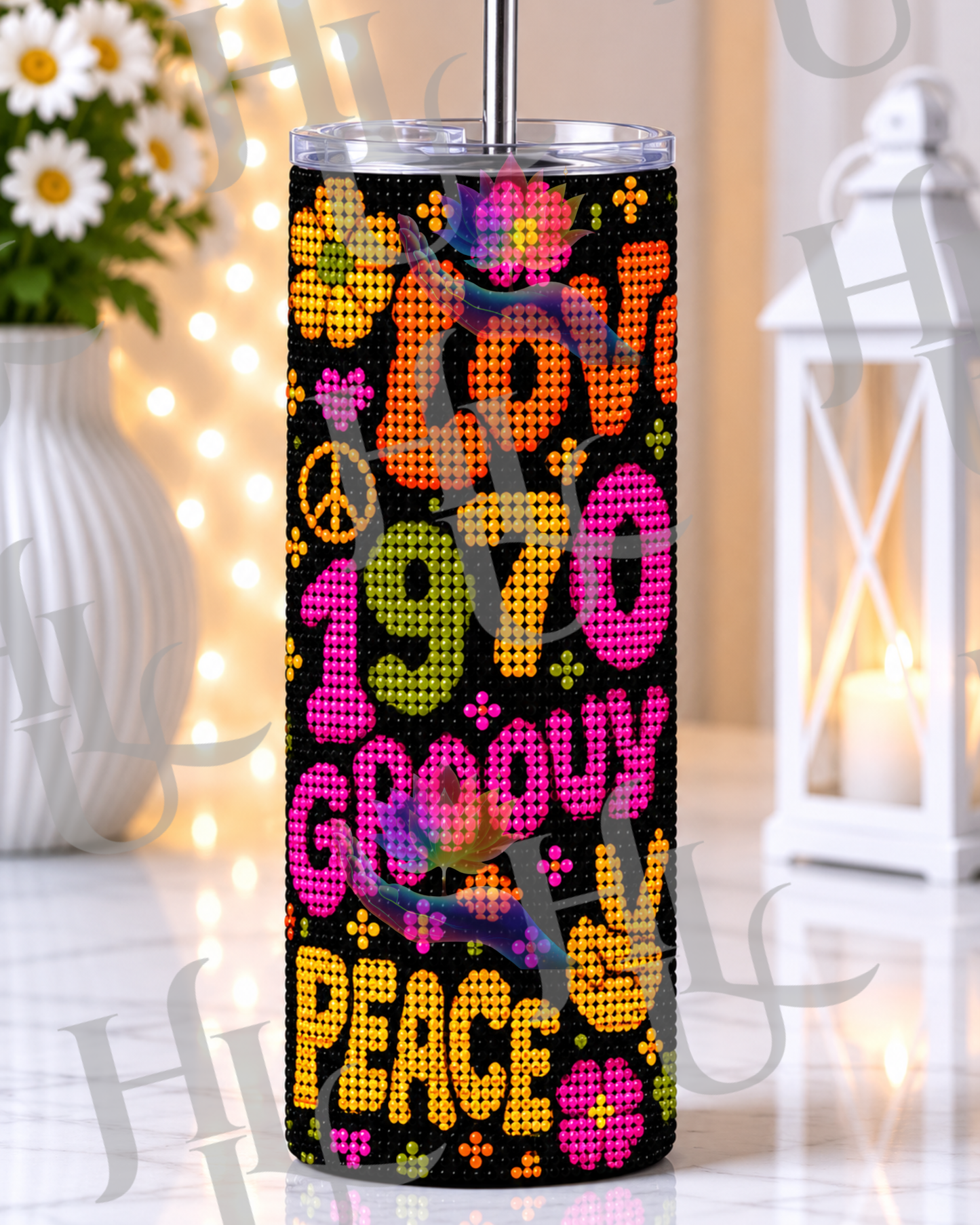 1970 Groovy Vibes diamond art canvas