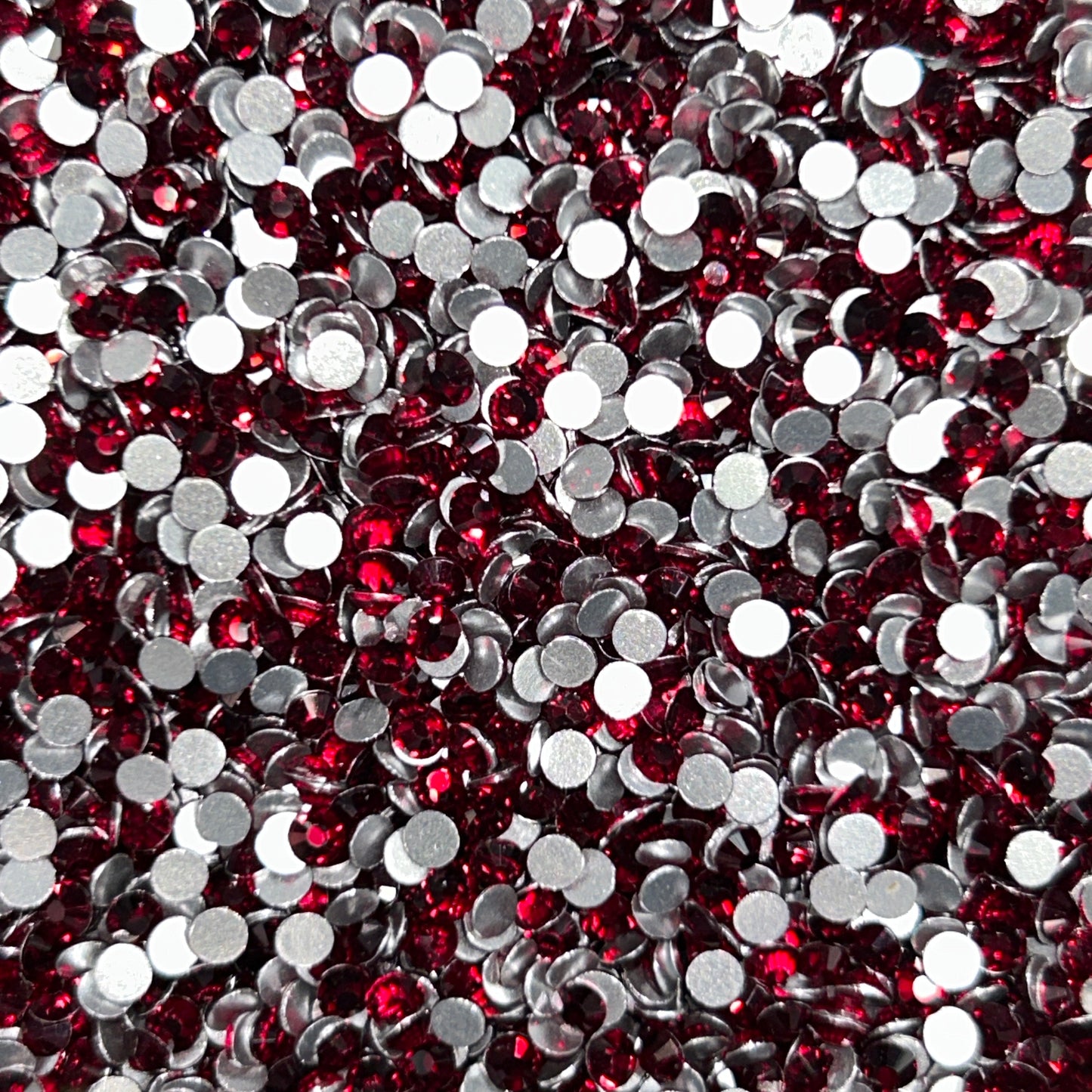 Diamond Dander: SS10 Siam Glass Rhinestones