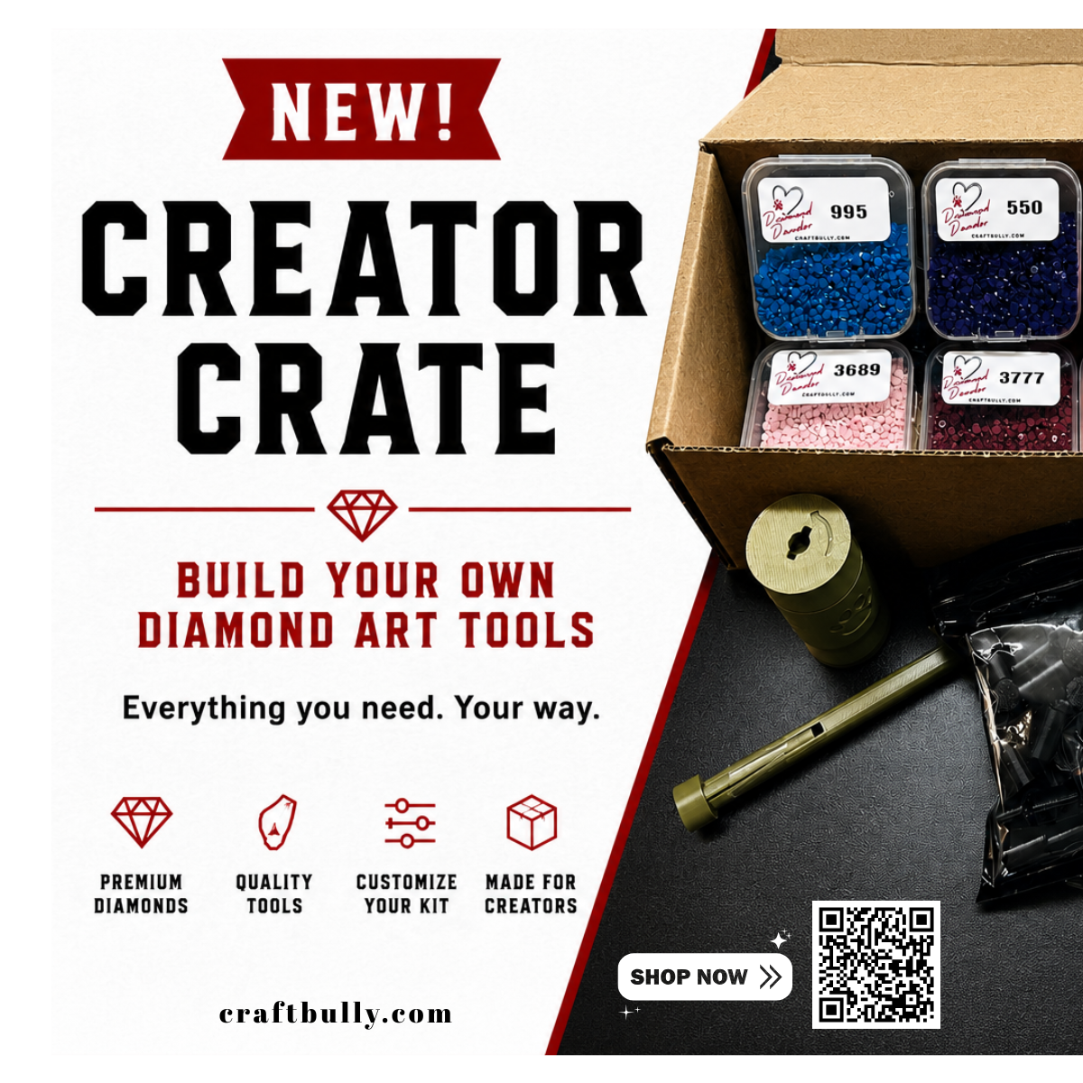 Diamond Dander Creator Crate: Diamond Art Pen Bling Kit