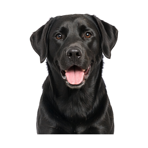 Black Labrador Retriever diamond art canvas