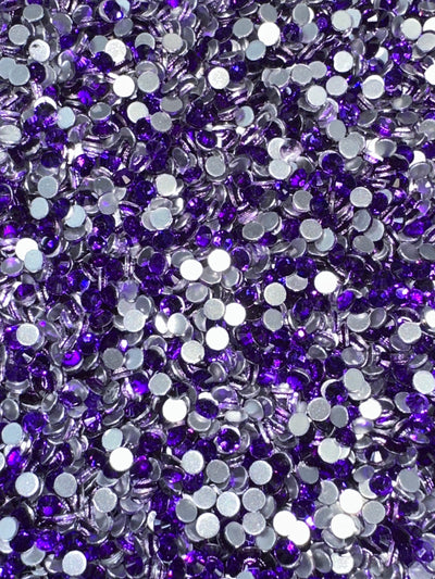 Diamond Dander: SS10 Violet Glass Rhinestones