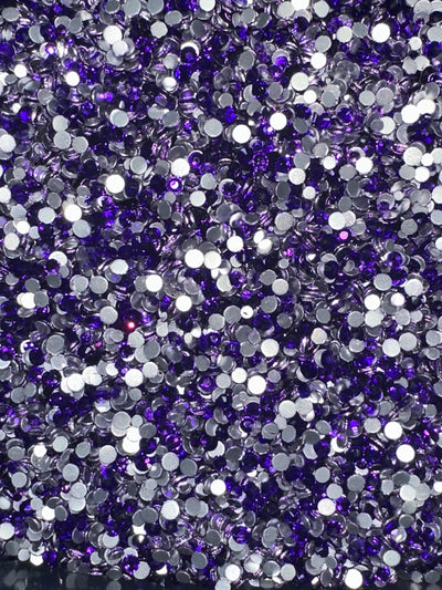 Diamond Dander: Filler Violet Glass Rhinestones