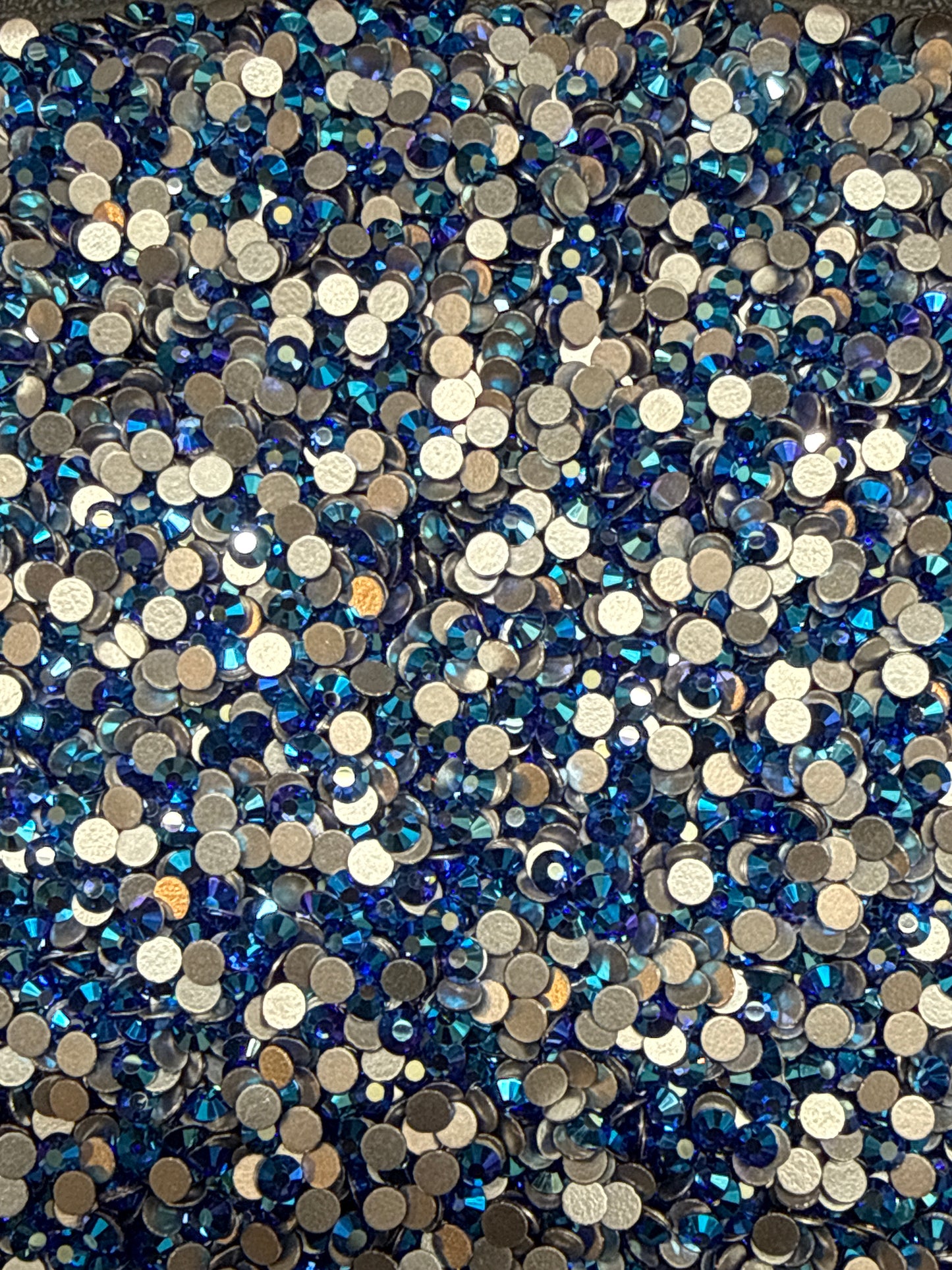 Diamond Dander: SS10 Sapphire AB Glass Rhinestones