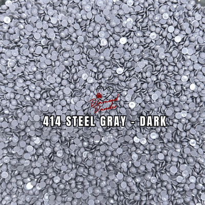 Diamond Dander: 414 Steel Gray - Dark -  Round Drill