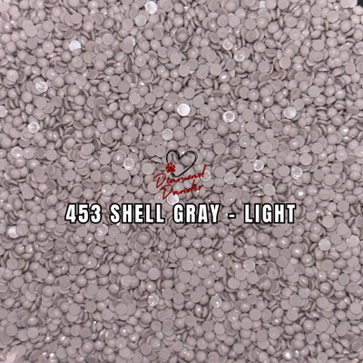 Diamond Dander: 453 Shell Gray - Light -  Round Drill