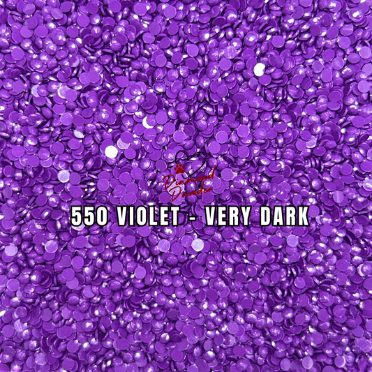 Diamond Dander: 550 Violet - Very Dark -  Round Drill