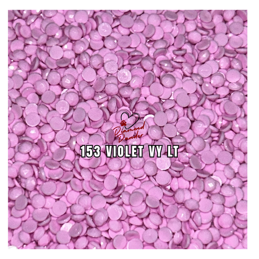 Diamond Dander: 153 Violet Vy Lt - Round Drill