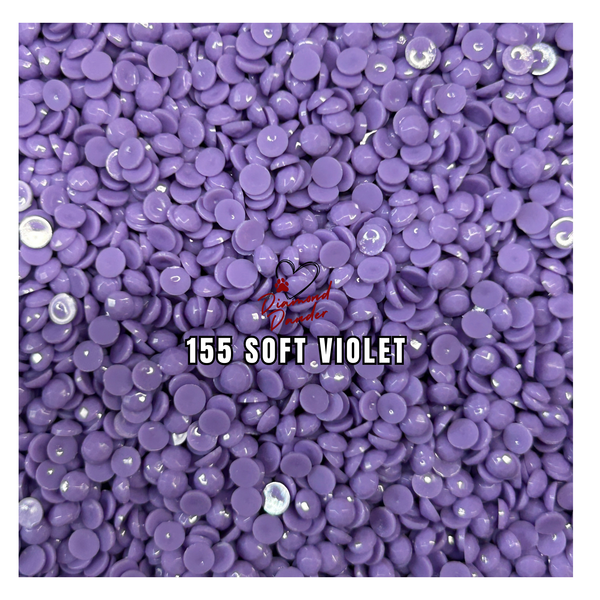 Diamond Dander: 155 Soft Violet - 2.8mm Round Drill