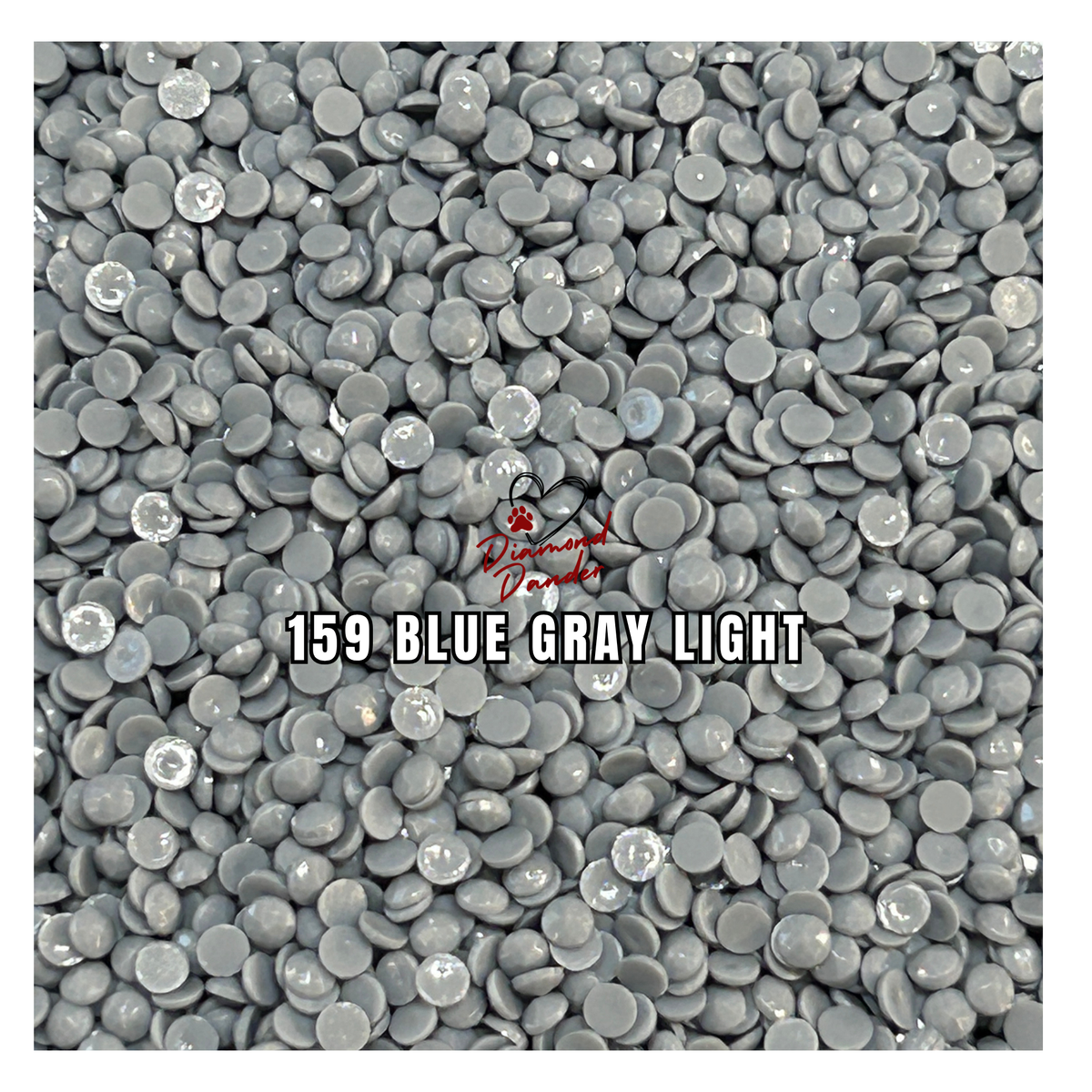 Diamond Dander: 159 Blue Gray Light - Round Drill