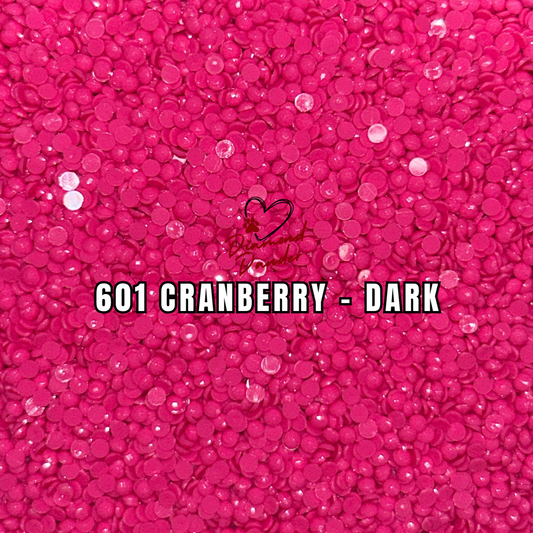 Diamond Dander: 601 Cranberry - Dark -  Round Drill