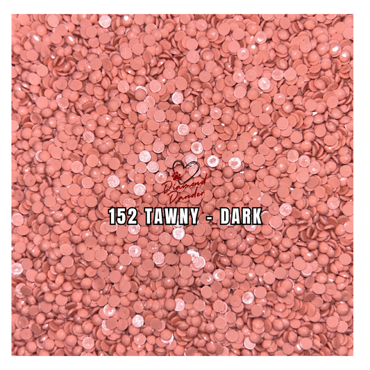 Diamond Dander: 152 Tawny - Dark -  Round Drill