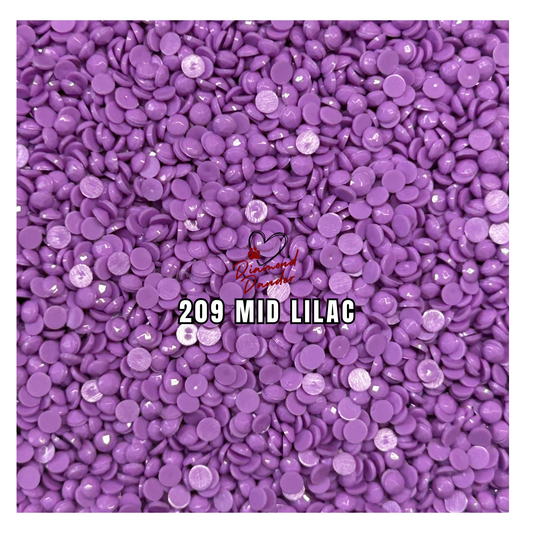 Diamond Dander: 209 Mid Lilac - 2.8mm Round Drill