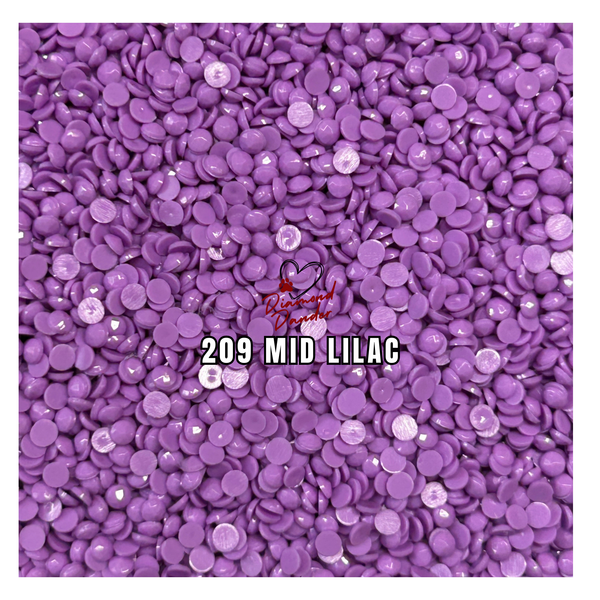 Diamond Dander: 209 Mid Lilac - 2.8mm Round Drill