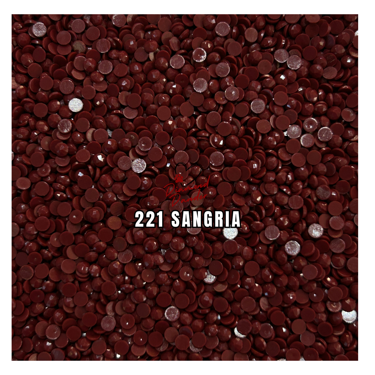 Diamond Dander: 221 Sangria - Round Drill