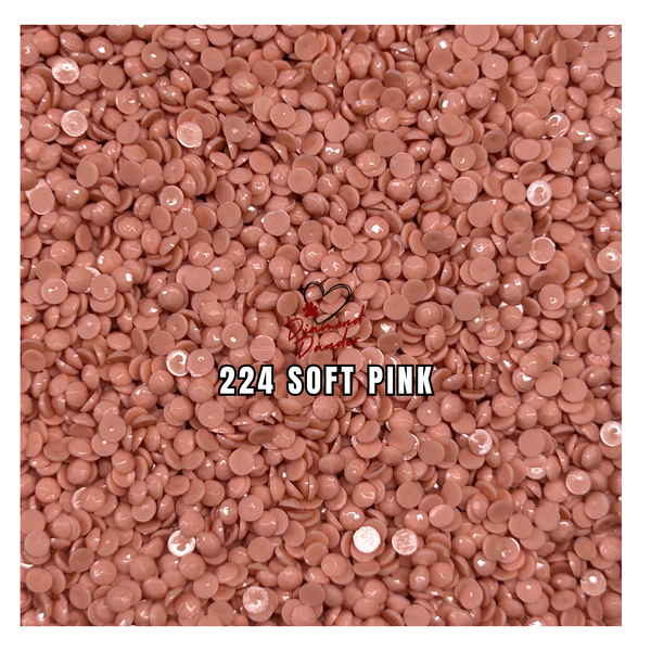 Diamond Dander: 224 Soft Pink - 2.8mm Round Drill