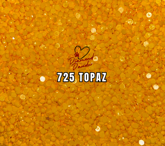 Diamond Dander: 725 Topaz -  Round Drill