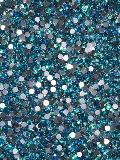 Diamond Dander: SS10 Aqua AB Glass Rhinestones