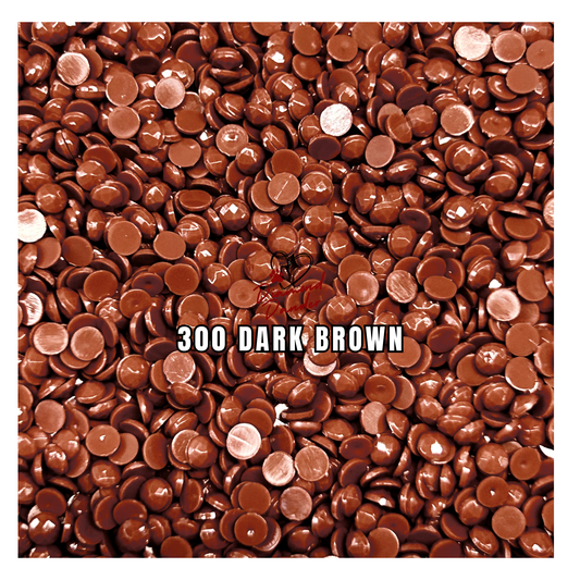 Diamond Dander: 300 Dark Brown - Round Drill