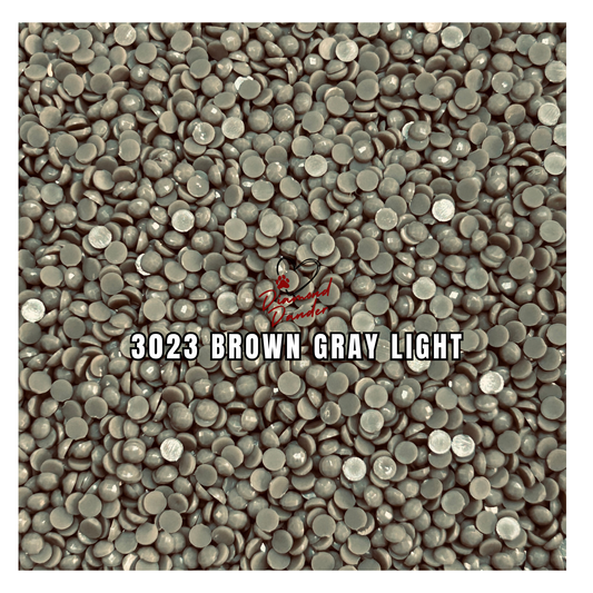 Diamond Dander: 3023 Brown Gray Light - Round Drill