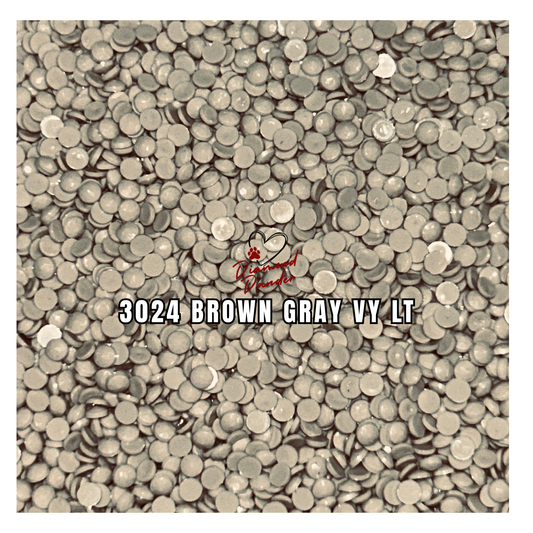 Diamond Dander: 3024 Brown Gray Vy Lt- Round Drill