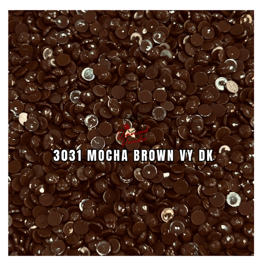 Diamond Dander: 3031 Mocha Brown Vy Dk - Round Drill