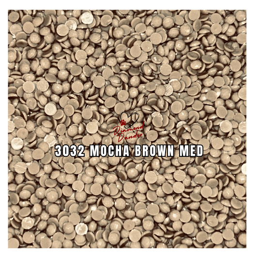 Diamond Dander: 3032 Mocha Brown Med - Round Drill
