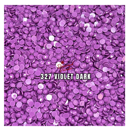 Diamond Dander: 327 Violet Dark - Round Drill