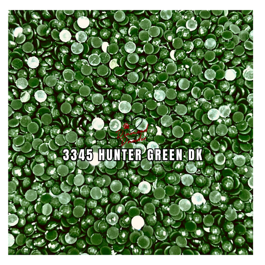 Diamond Dander: 3345 Hunter Green Dk - Round Drill