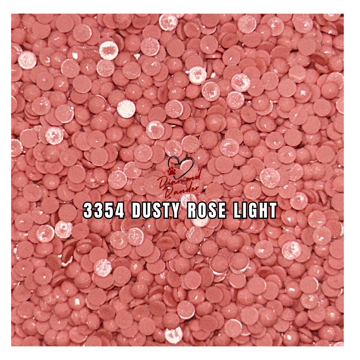 Diamond Dander: 3354 Dusty Rose Light - Round Drill