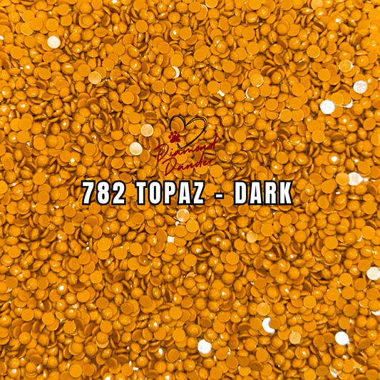 Diamond Dander: 782 Topaz - Dark -  Round Drill
