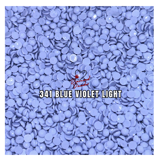 Diamond Dander: 341 Blue Violet Light - Round Drill