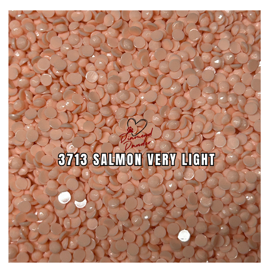 Diamond Dander: 3713 Salmon Very Light - Round Drill