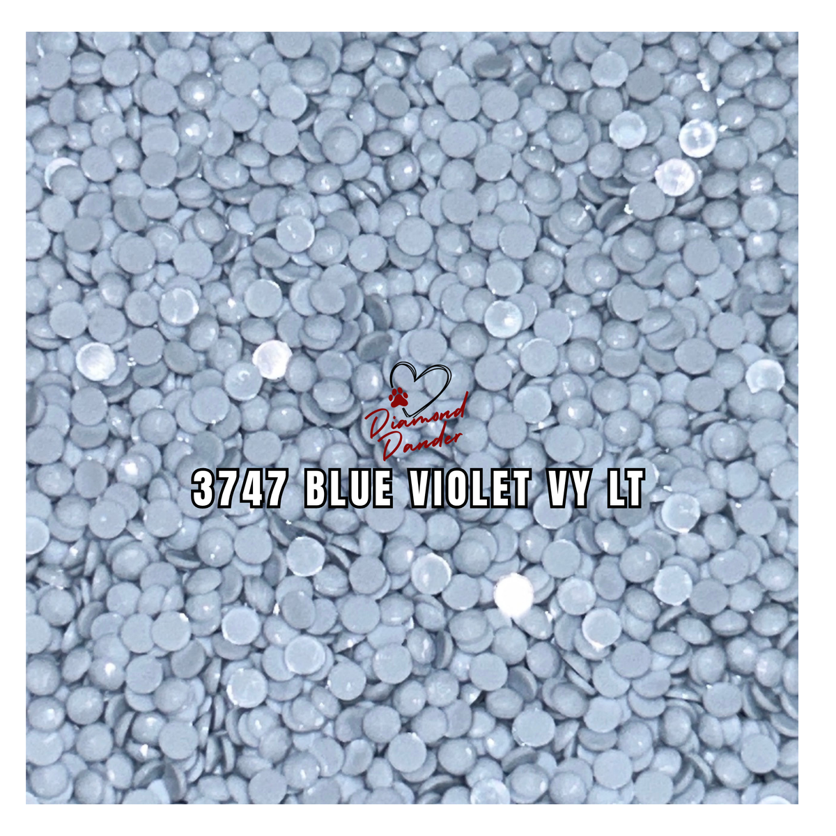 Diamond Dander: 3747 Blue Violet Vy Lt - Round Drill