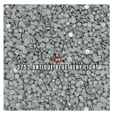 Diamond Dander: 3752 Antique Blue Very Light - 2.8mm Round Drill