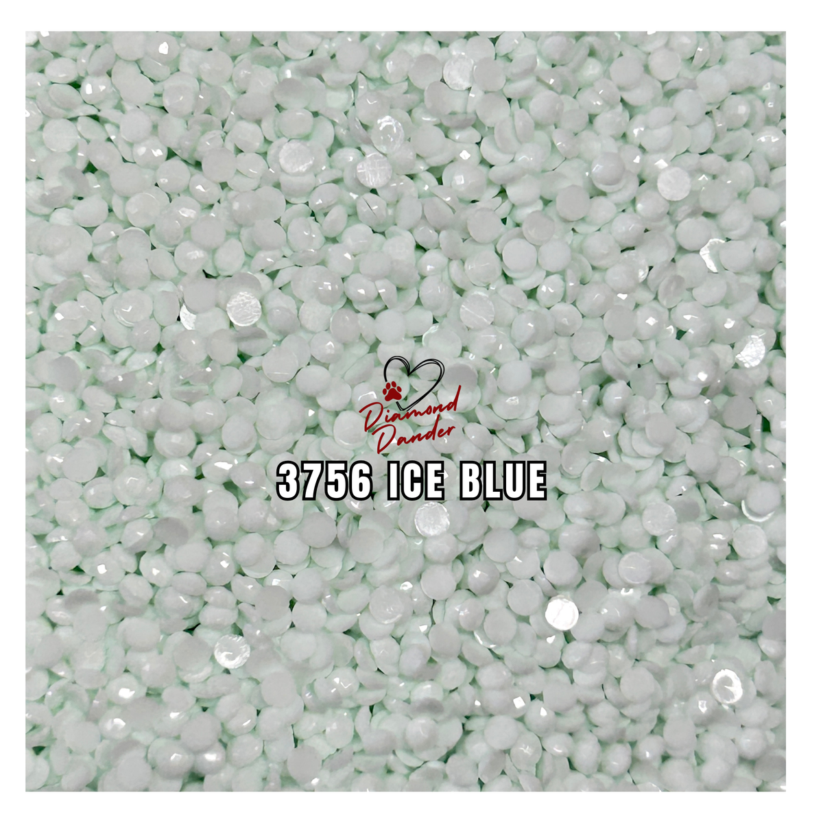 Diamond Dander: 3756 Ice Blue - Round Drill
