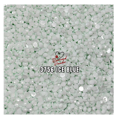 Diamond Dander: 3756 Ice Blue - 2.8mm Round Drill