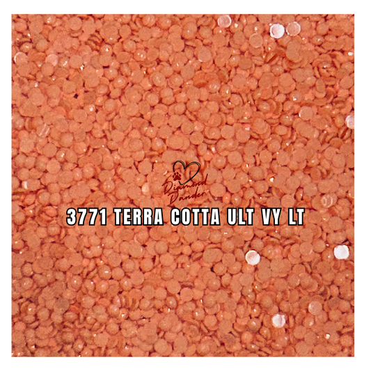 Diamond Dander: 3771 Terra Cotta Ult Vy Lt - Round Drill