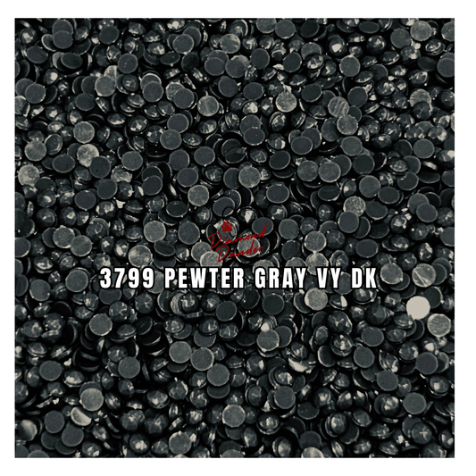 Diamond Dander: 3799 Pewter Gray Vy Dk - Round Drill