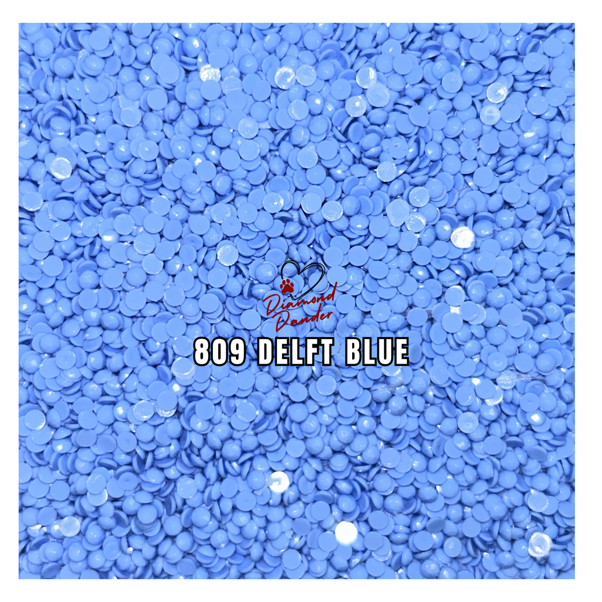 Diamond Dander: 809 Delft Blue -  Round Drill