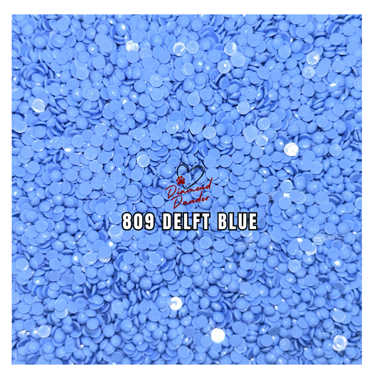 Diamond Dander: 809 Delft Blue -  Round Drill