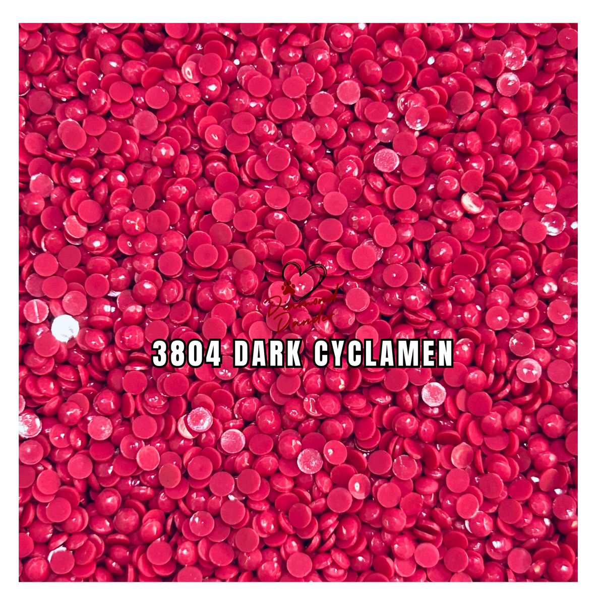 Diamond Dander: 3804 Dark Cyclamen - Round Drill