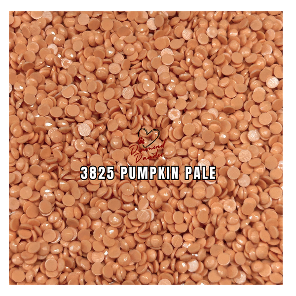 Diamond Dander: 3825 Pumpkin Pale - 2.8mm Round Drill