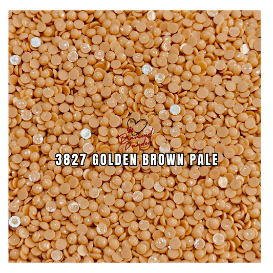 Diamond Dander: 3827 Golden Brown Pale - Round Drill