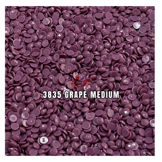 Diamond Dander: 3835 Grape Medium - Round Drill